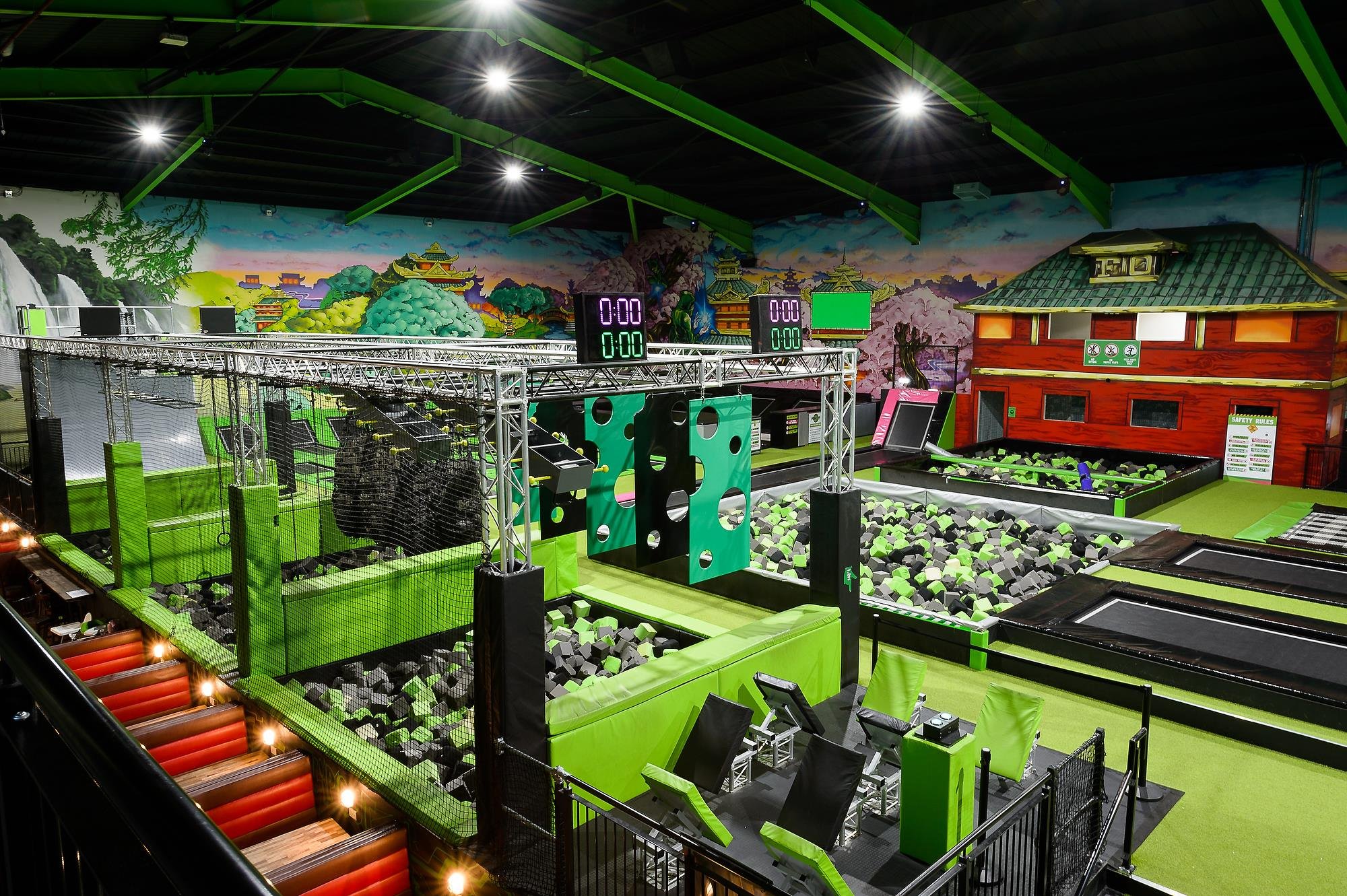 Brent Cross Flip Out Obstacle Course Brent Cross Flip Out Obstacle Course