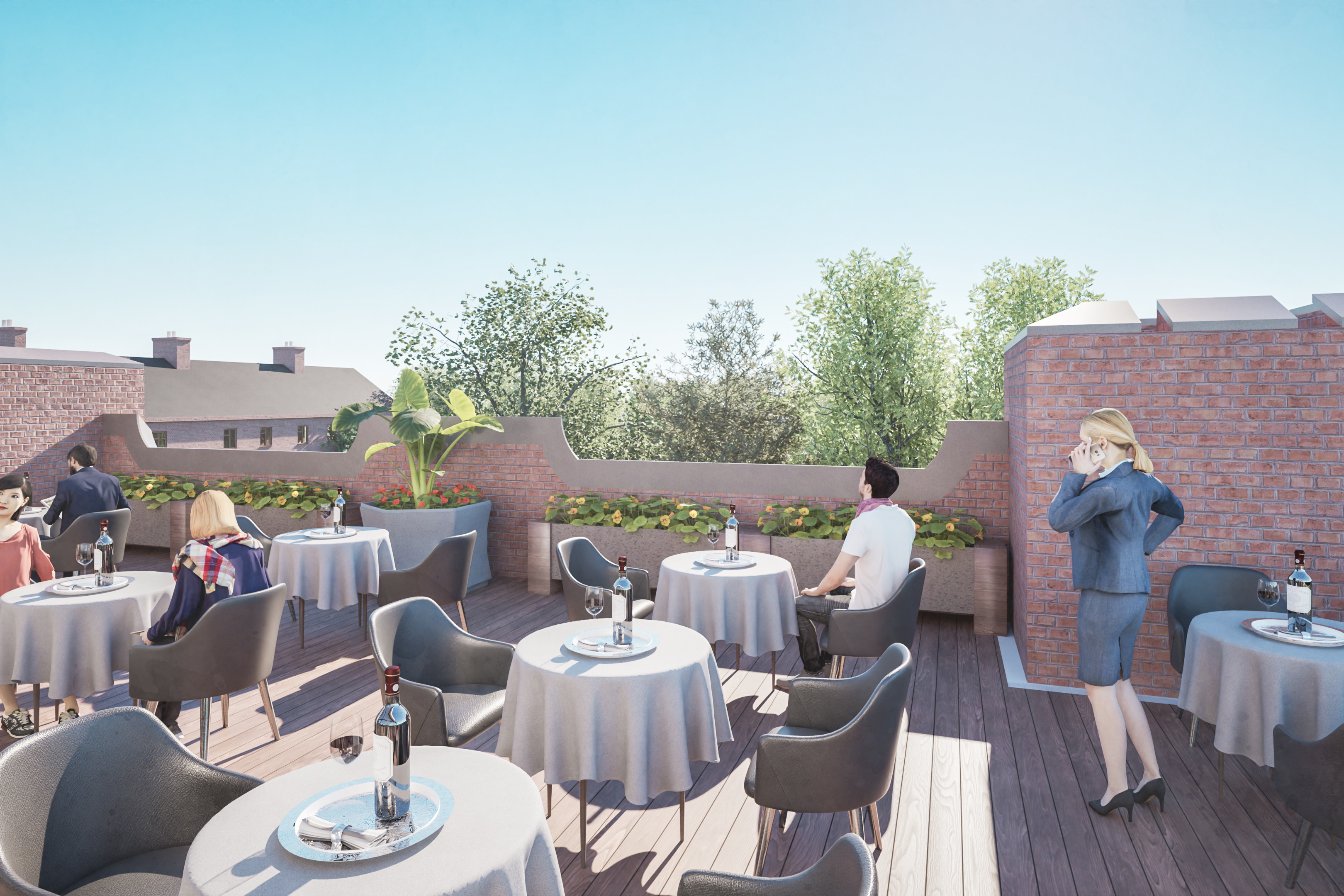 Croft Architecture Tunstall Library Sky Bar